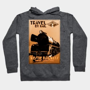 Retro Steam Rail Travel_04 Hoodie